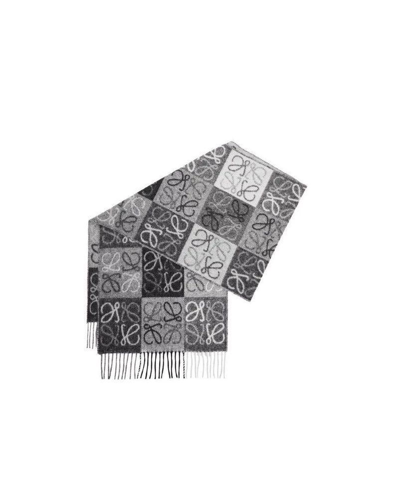 Loewe Loewe Anagram Checkerboard Scarf - dmc Size ONE SIZE - 5 Thumbnail