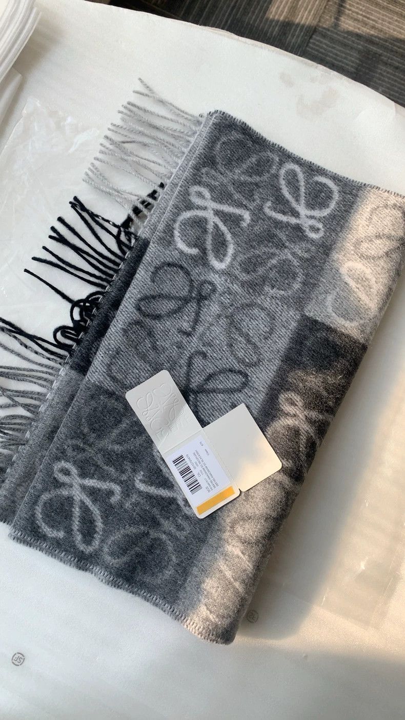 Loewe Loewe Anagram Checkerboard Scarf - dmc Size ONE SIZE - 7 Thumbnail