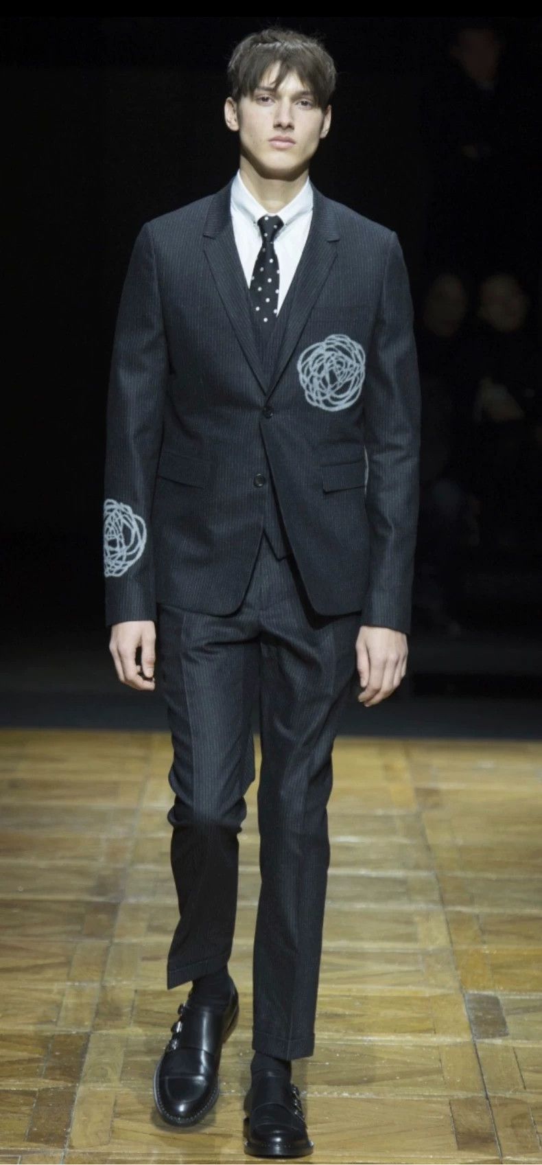 Dior Dior Homme 14FW Lily of the Valley Suit Jacket - dmc Size US M / EU 48-50 / 2 - 8 Thumbnail