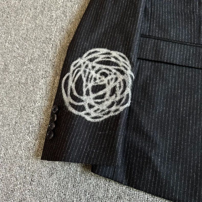 Dior Dior Homme 14FW Lily of the Valley Suit Jacket - dmc Size US M / EU 48-50 / 2 - 2 Thumbnail