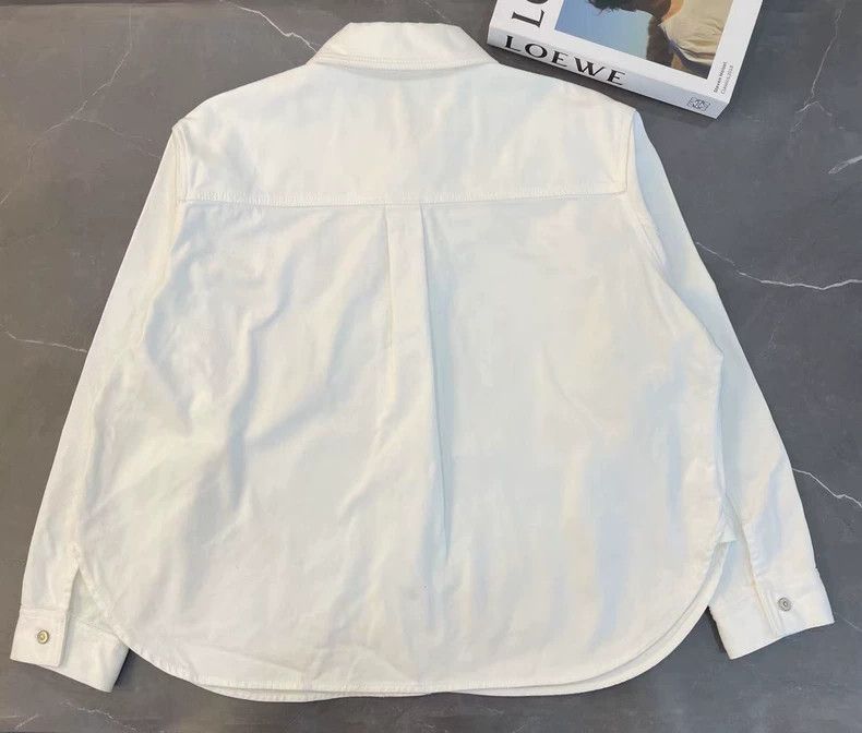 Loewe LOEWE White Denim Jacket with Pocket - dmc Size US XL / EU 56 / 4 - 2 Thumbnail