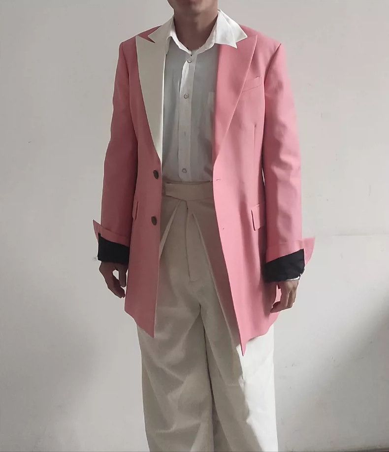 Loewe Loewe Runway Pink Silk Collar Blazer - dmc Size US M / EU 48-50 / 2 - 5 Thumbnail