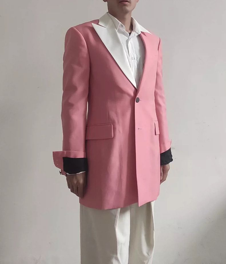 Loewe Loewe Runway Pink Silk Collar Blazer - dmc Size US M / EU 48-50 / 2 - 6 Thumbnail