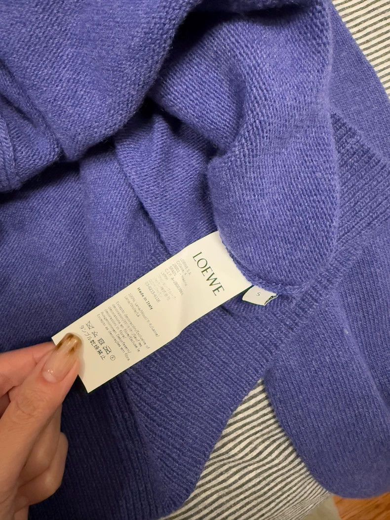 Loewe Loewe Purple Knit Cardigan Sweater - dmc Size US S / EU 44-46 / 1 - 4 Thumbnail