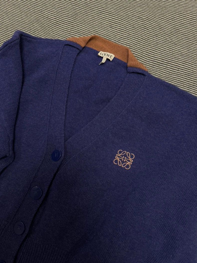 Loewe Loewe Purple Knit Cardigan Sweater - dmc Size US S / EU 44-46 / 1 - 2 Thumbnail