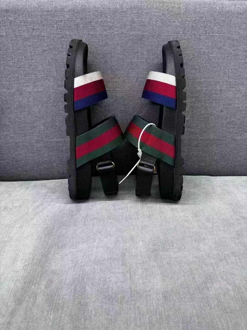 Gucci Gucci Web Strap Sandals with Box - dmc Size US 12 / EU 45 - 4 Thumbnail