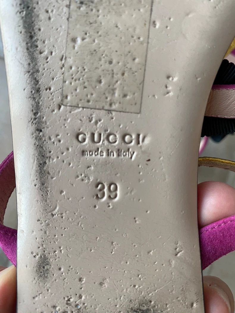Gucci Gucci Purple Flat Sandals - dmc Size US 8.5 / EU 41-42 - 5 Thumbnail