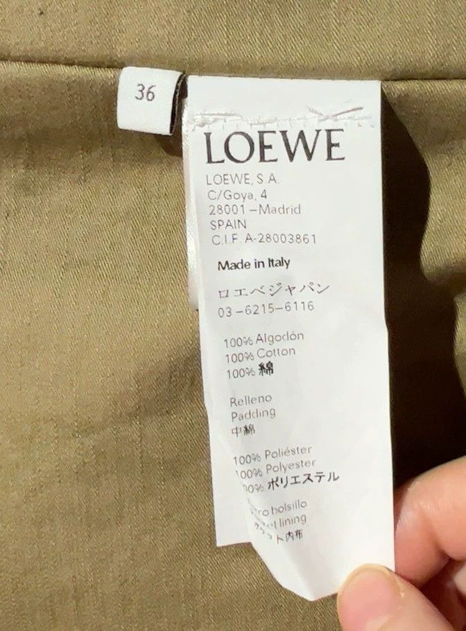 Loewe Loewe Cotton Trench Coat - dmc Size US M / EU 48-50 / 2 - 6 Thumbnail