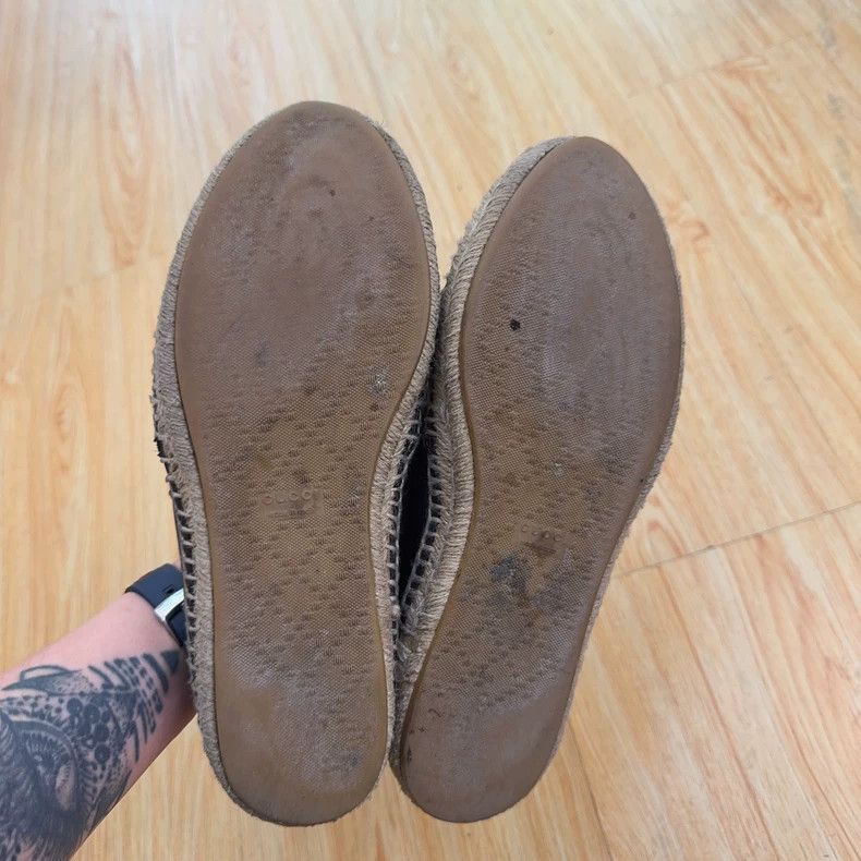 Gucci Gucci Leather Espadrille Slip-On Shoes - dmc Size US 7.5 / EU 40-41 - 4 Thumbnail
