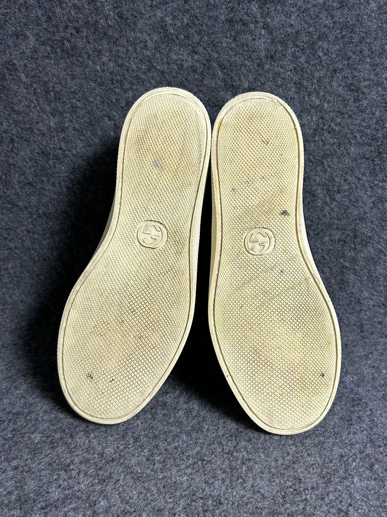 Gucci Gucci Black Leather Slip-On Shoes with Bees - dmc Size US 7.5 / EU 40-41 - 9 Thumbnail