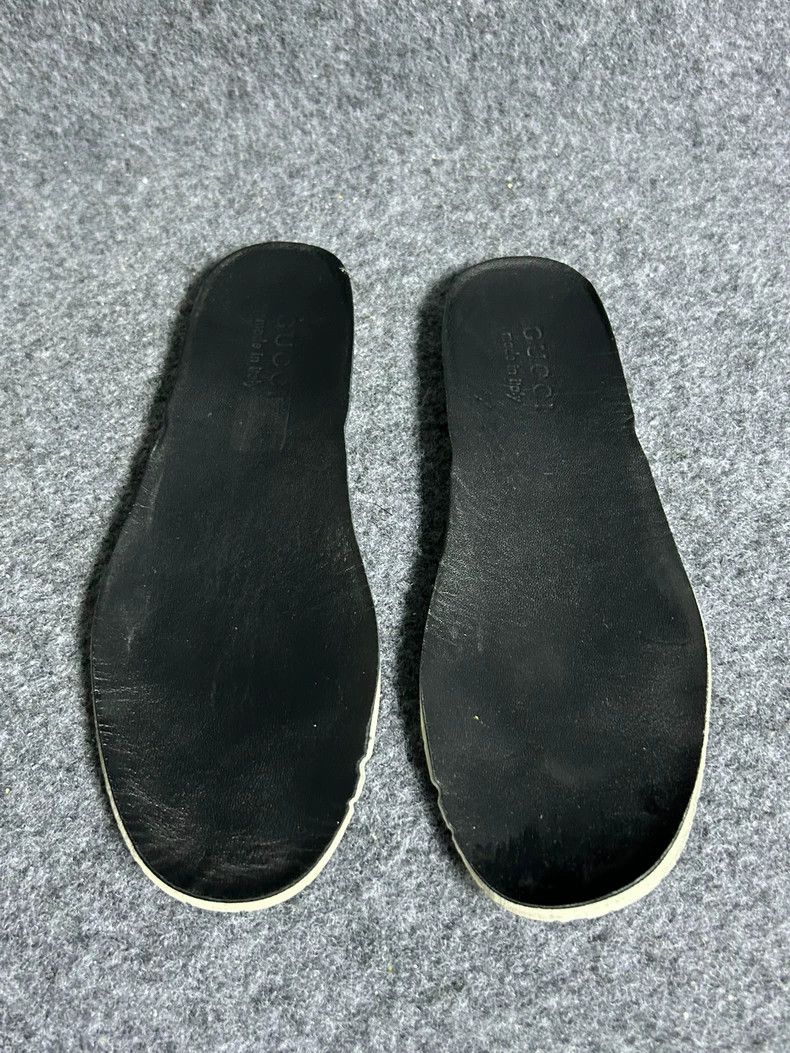 Gucci Gucci Black Leather Slip-On Shoes with Bees - dmc Size US 7.5 / EU 40-41 - 7 Thumbnail