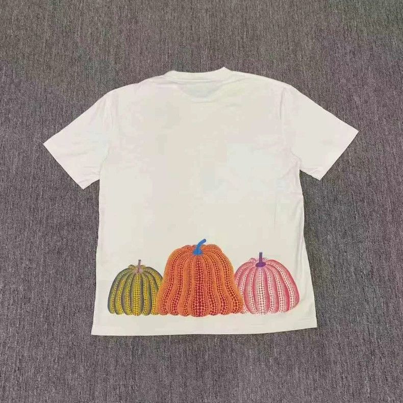Louis Vuitton LV Collaboration White Pumpkin Short Sleeve Tee - dmc Size US L / EU 52-54 / 3 - 2 Thumbnail