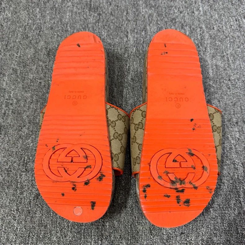 Gucci Gucci TNF collaboration embroidered letter slippers - dmc Size US 10 / EU 43 - 4 Thumbnail