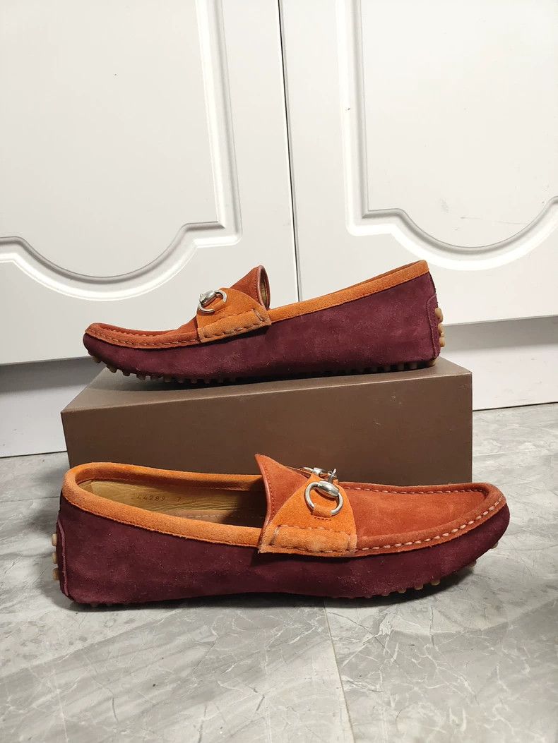 Gucci Gucci Orange Red Loafers Size 41 - dmc Size US 10.5 / EU 43-44 - 3 Thumbnail