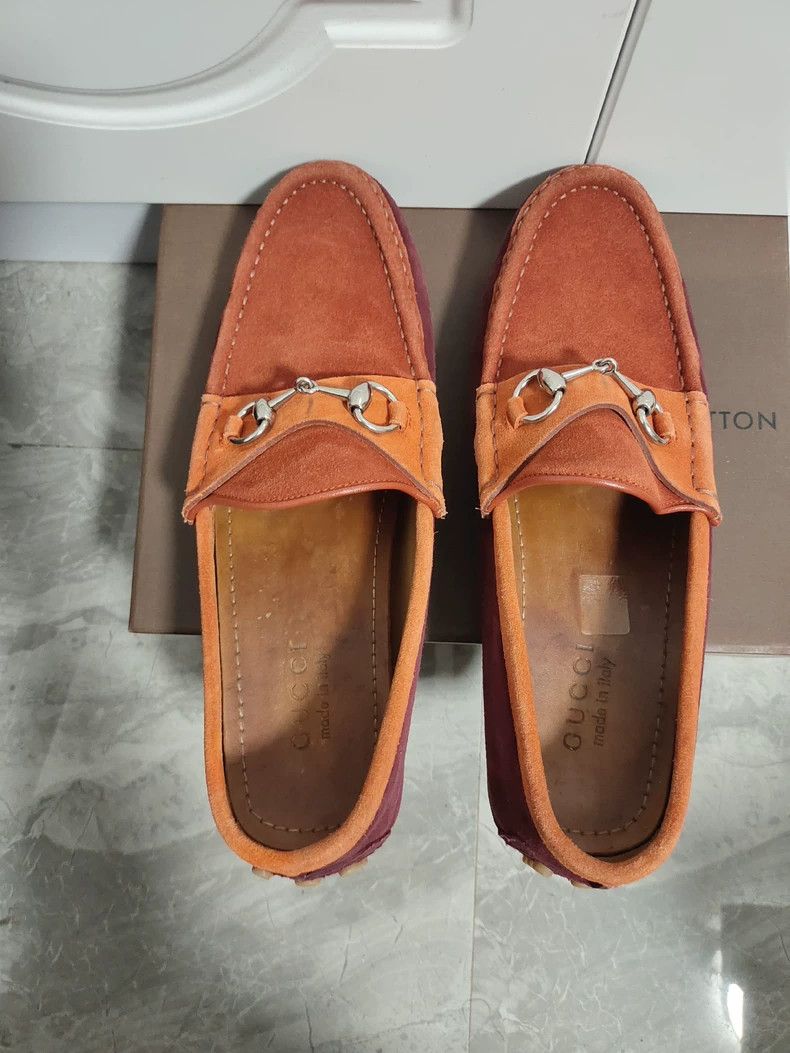 Gucci Gucci Orange Red Loafers Size 41 - dmc Size US 10.5 / EU 43-44 - 6 Thumbnail