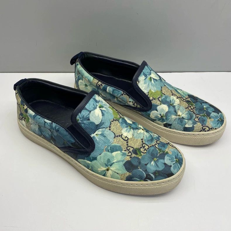 Gucci Gucci Floral Print Casual Slip-On Shoes - dmc Size US 5.5 / EU 38 - 2 Thumbnail
