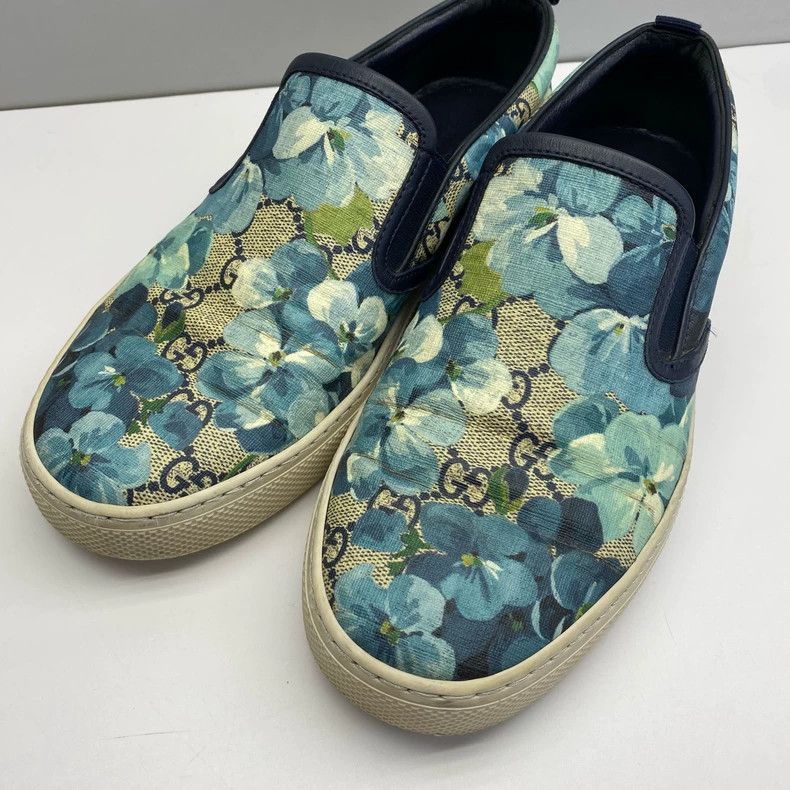 Gucci Gucci Floral Print Casual Slip-On Shoes - dmc Size US 5.5 / EU 38 - 4 Thumbnail