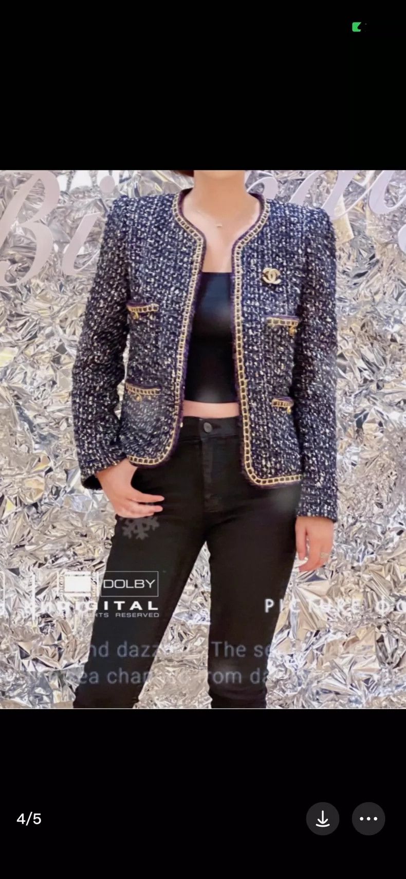 Chanel Chanel 21A Tweed Jacket Wang Yibo same style - dmc Size US M / EU 48-50 / 2 - 9 Thumbnail