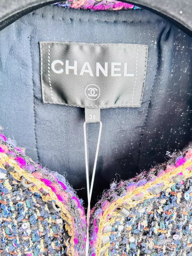 Chanel Chanel 21A Tweed Jacket Wang Yibo same style - dmc Size US M / EU 48-50 / 2 - 2 Thumbnail