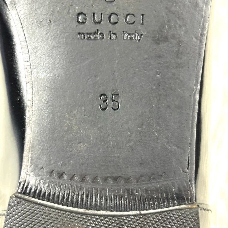 Gucci Gucci Horsebit Black Patent Leather Loafers - dmc Size US 5 / EU 37 - 7 Thumbnail