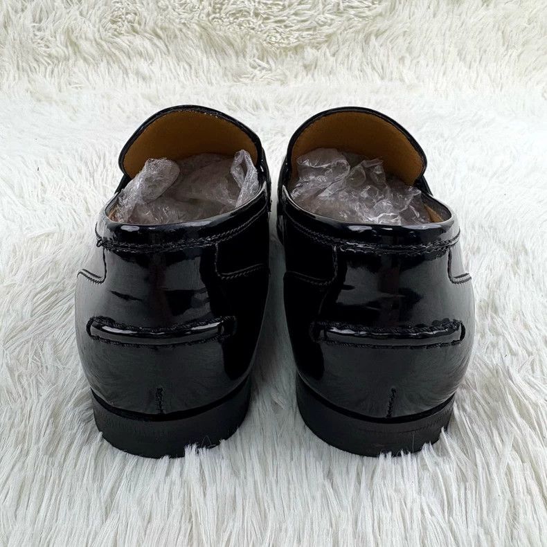 Gucci Gucci Horsebit Black Patent Leather Loafers - dmc Size US 5 / EU 37 - 3 Thumbnail