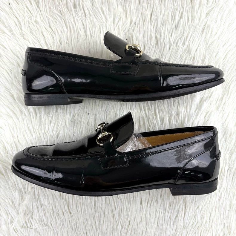 Gucci Gucci Horsebit Black Patent Leather Loafers - dmc Size US 5 / EU 37 - 4 Thumbnail