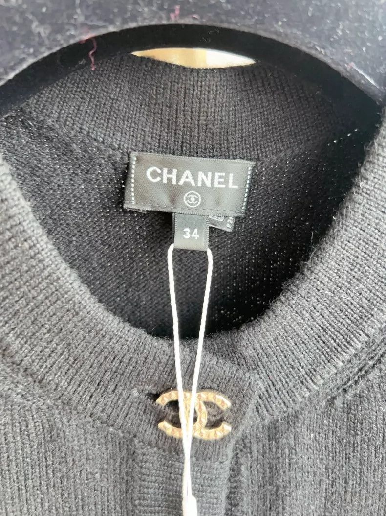 Chanel Chanel 22 Black Knit Cardigan - dmc Size US S / EU 44-46 / 1 - 2 Thumbnail