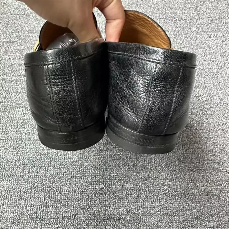 Gucci Gucci Black Double G Leather Loafers - dmc Size US 9.5 / EU 42-43 - 3 Thumbnail