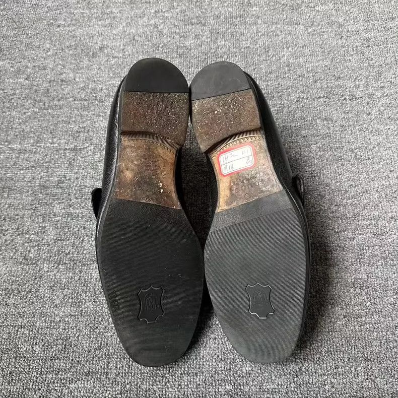 Gucci Gucci Black Double G Leather Loafers - dmc Size US 9.5 / EU 42-43 - 7 Thumbnail