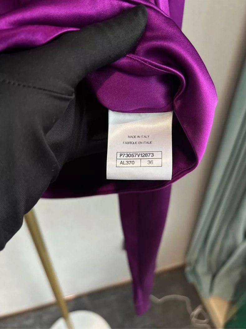 Chanel Chanel 22 Purple Gem Button Shirt - dmc Size US S / EU 44-46 / 1 - 5 Thumbnail