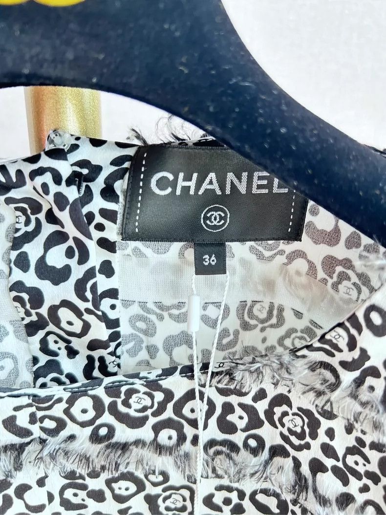 Chanel Chanel 22P Camellia Logo Silk Blouse - dmc Size US S / EU 44-46 / 1 - 3 Thumbnail