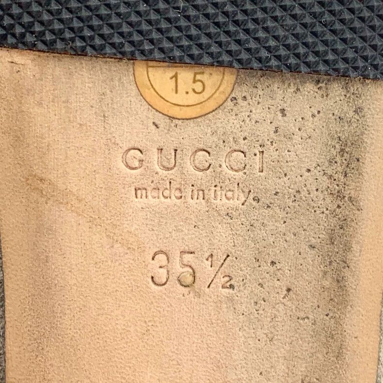 Gucci Gucci Brown Logo Print Lace-Up Flats - dmc Size US 5 / EU 37 - 6 Thumbnail