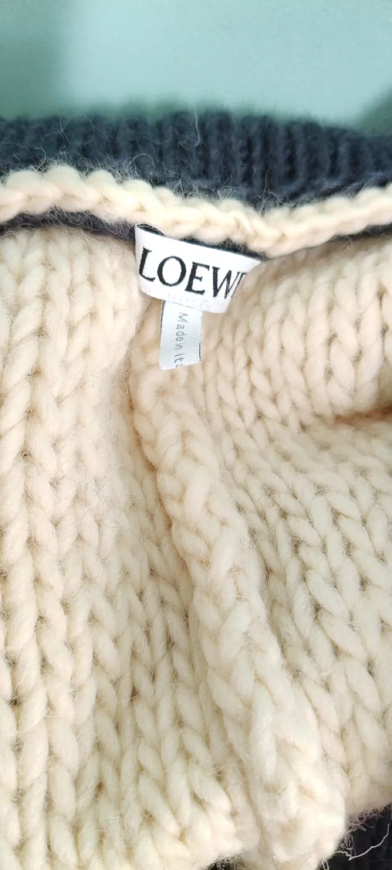 Loewe Loewe Colorblock Chunky Wool Sweater - dmc Size US S / EU 44-46 / 1 - 3 Thumbnail