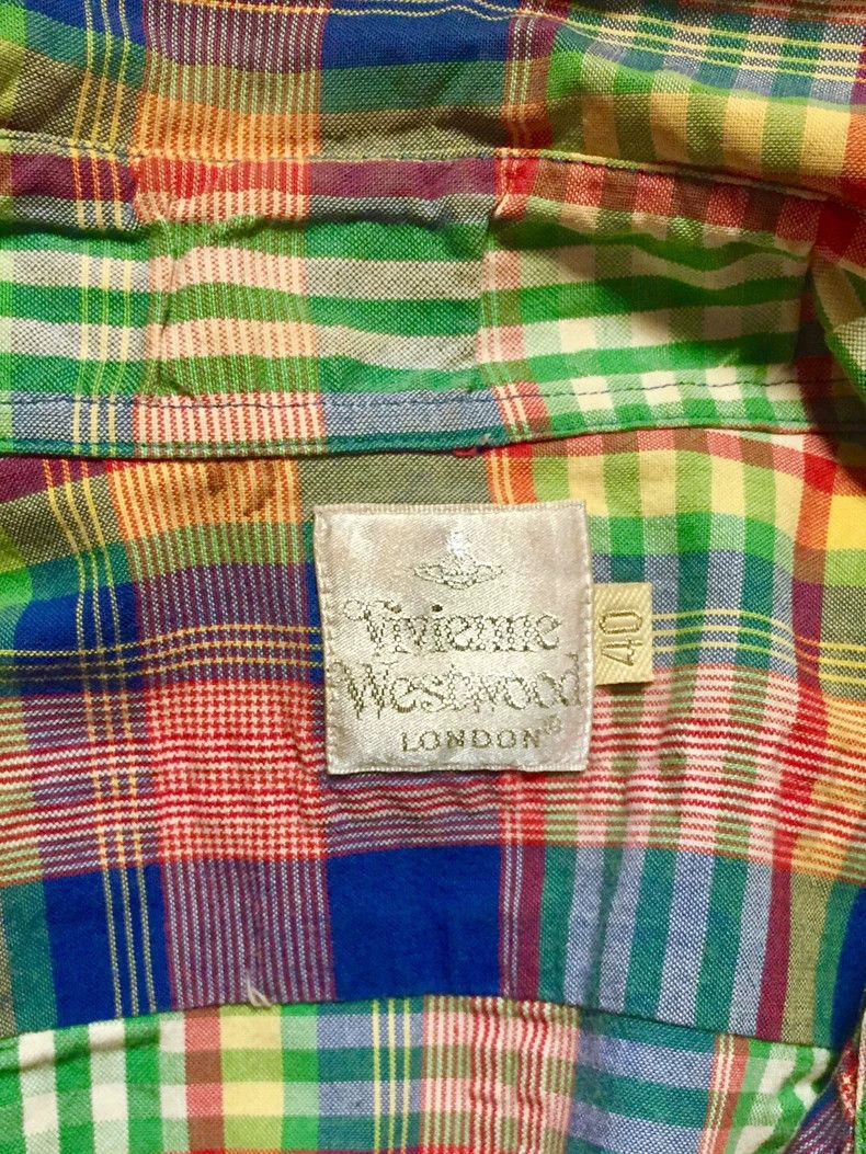 Vivienne Westwood Vivienne Westwood Archive Plaid Long Sleeve Shirt - dmc Size US M / EU 48-50 / 2 - 2 Thumbnail