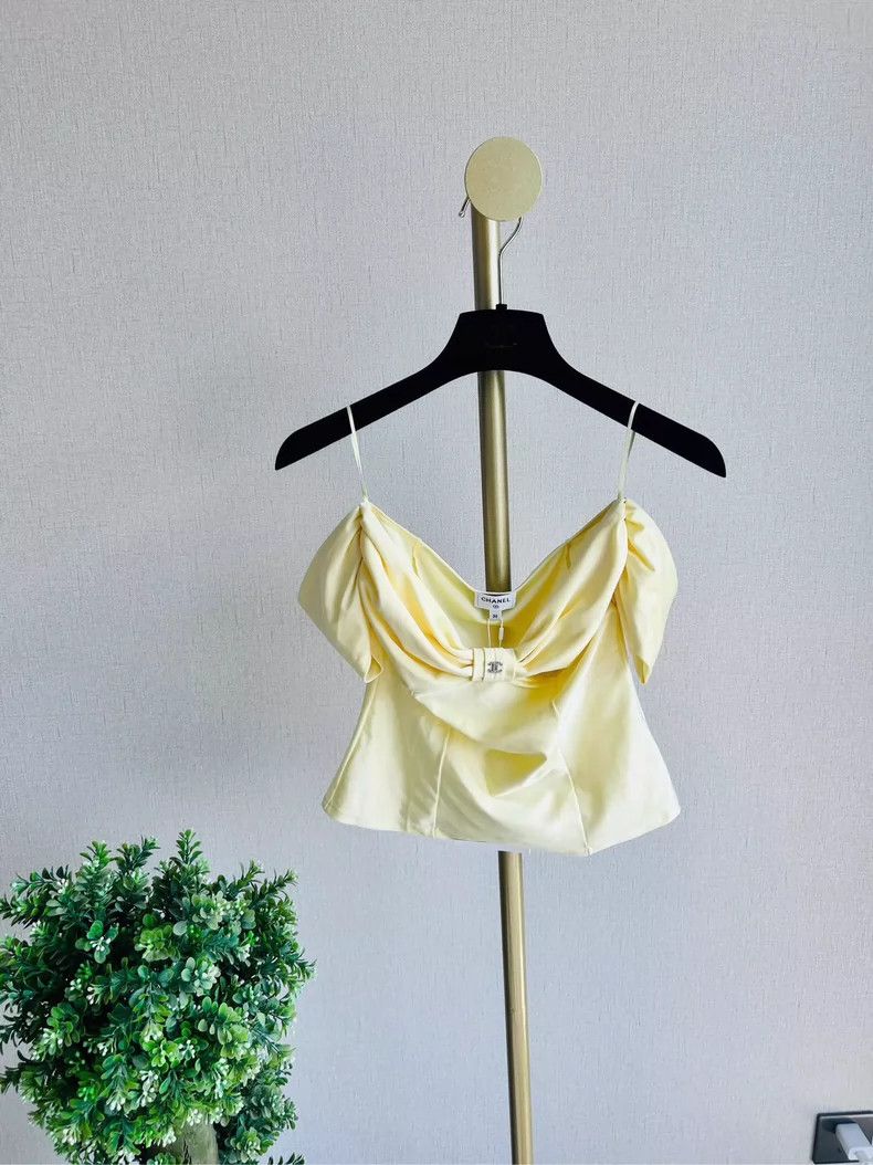 Chanel Chanel 23S Yellow Strapless Top - dmc Size US M / EU 48-50 / 2 - 2 Thumbnail