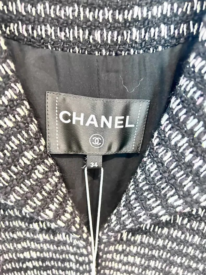 Chanel Chanel 23A Collar Short Tweed Jacket - dmc Size US S / EU 44-46 / 1 - 3 Thumbnail