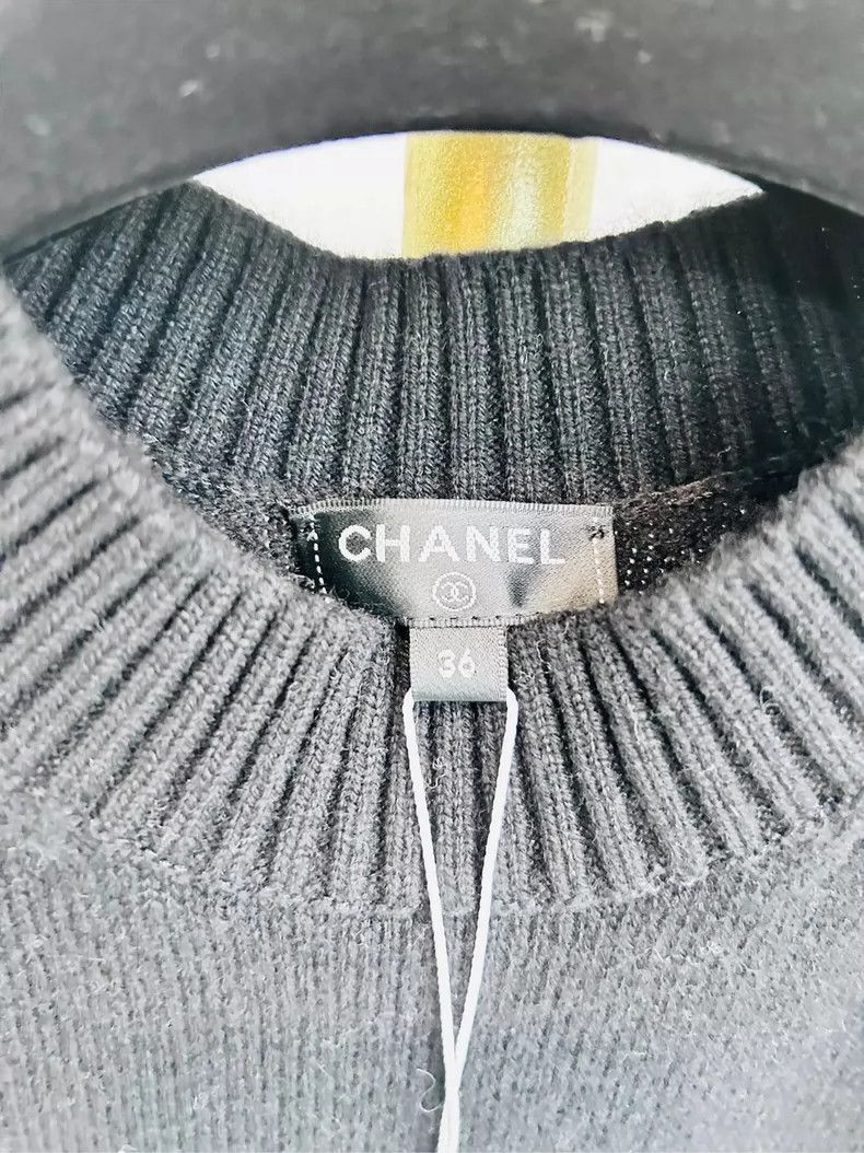 Chanel Chanel 22AW Castle Feather Sweater - dmc Size US S / EU 44-46 / 1 - 2 Thumbnail