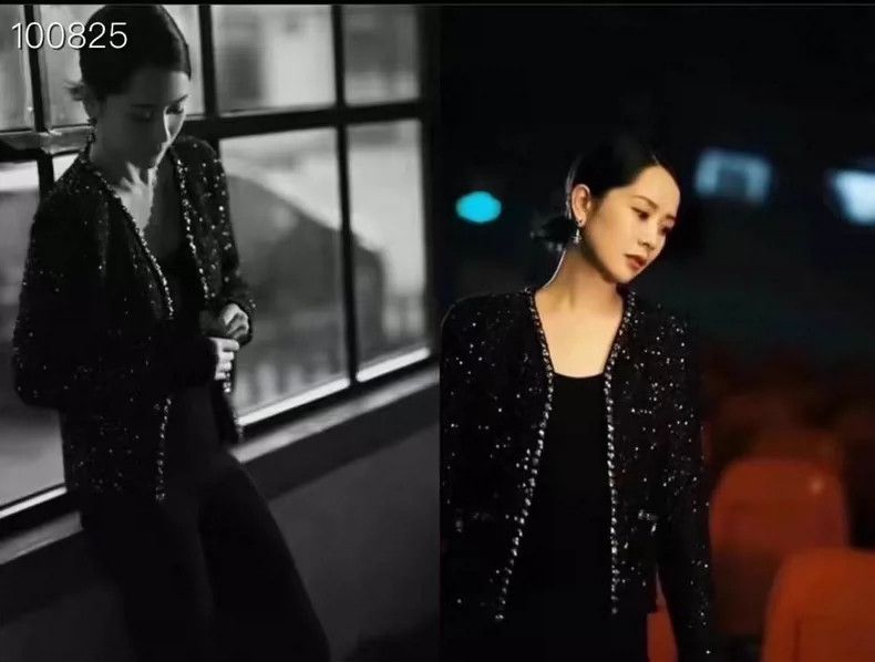 Chanel Chanel 22P Black Sequin Tweed Jacket - dmc Size US S / EU 44-46 / 1 - 6 Thumbnail