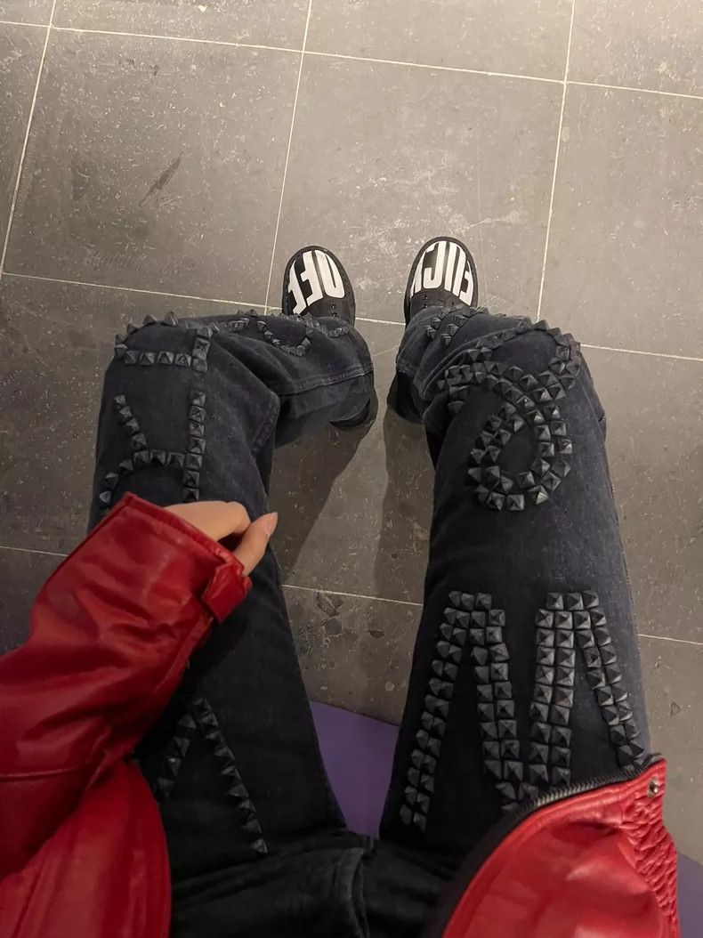 Walter Van Beirendonck Walter Van Beirendonck Studded Jeans - dmc Size US 28 / EU 44 - 2 Thumbnail