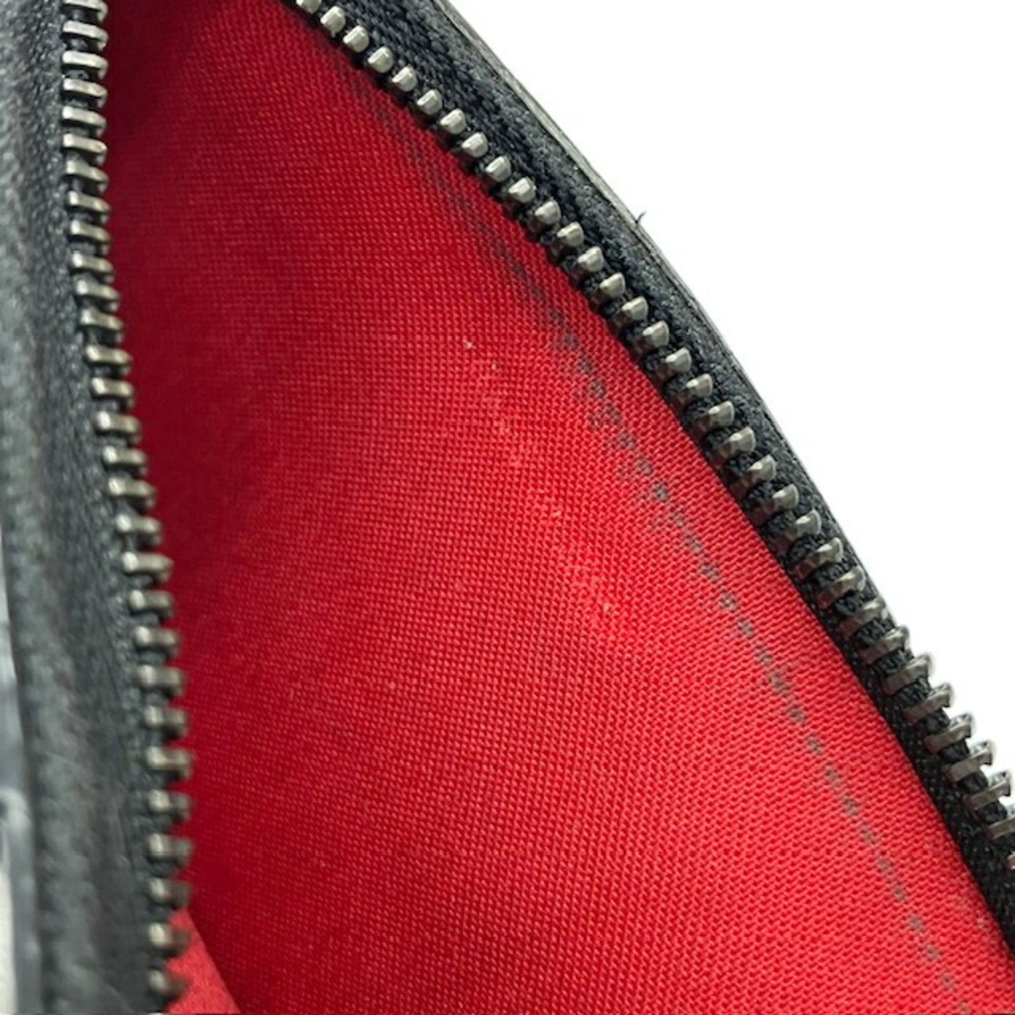Christian Louboutin Christian Louboutin coin and business card holder/card case in black red leather for men women Size ONE SIZE - 19 Thumbnail