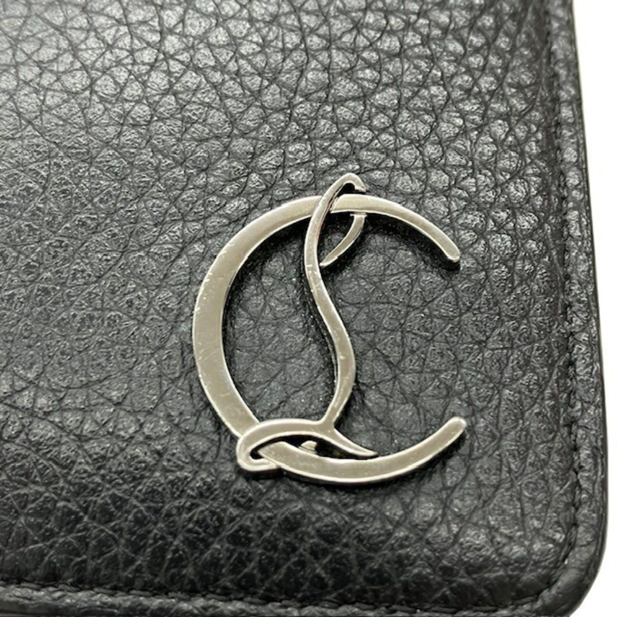 Christian Louboutin Christian Louboutin coin and business card holder/card case in black red leather for men women Size ONE SIZE - 11 Thumbnail