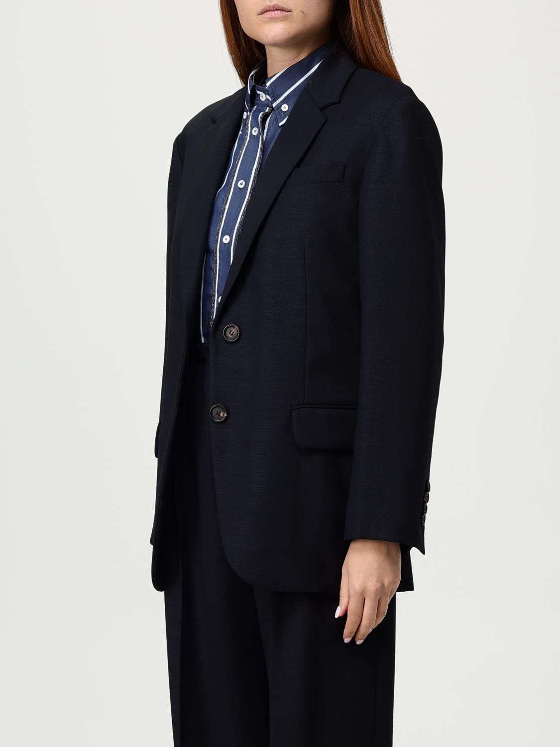 Brunello Cucinelli Jacket Woman Blue