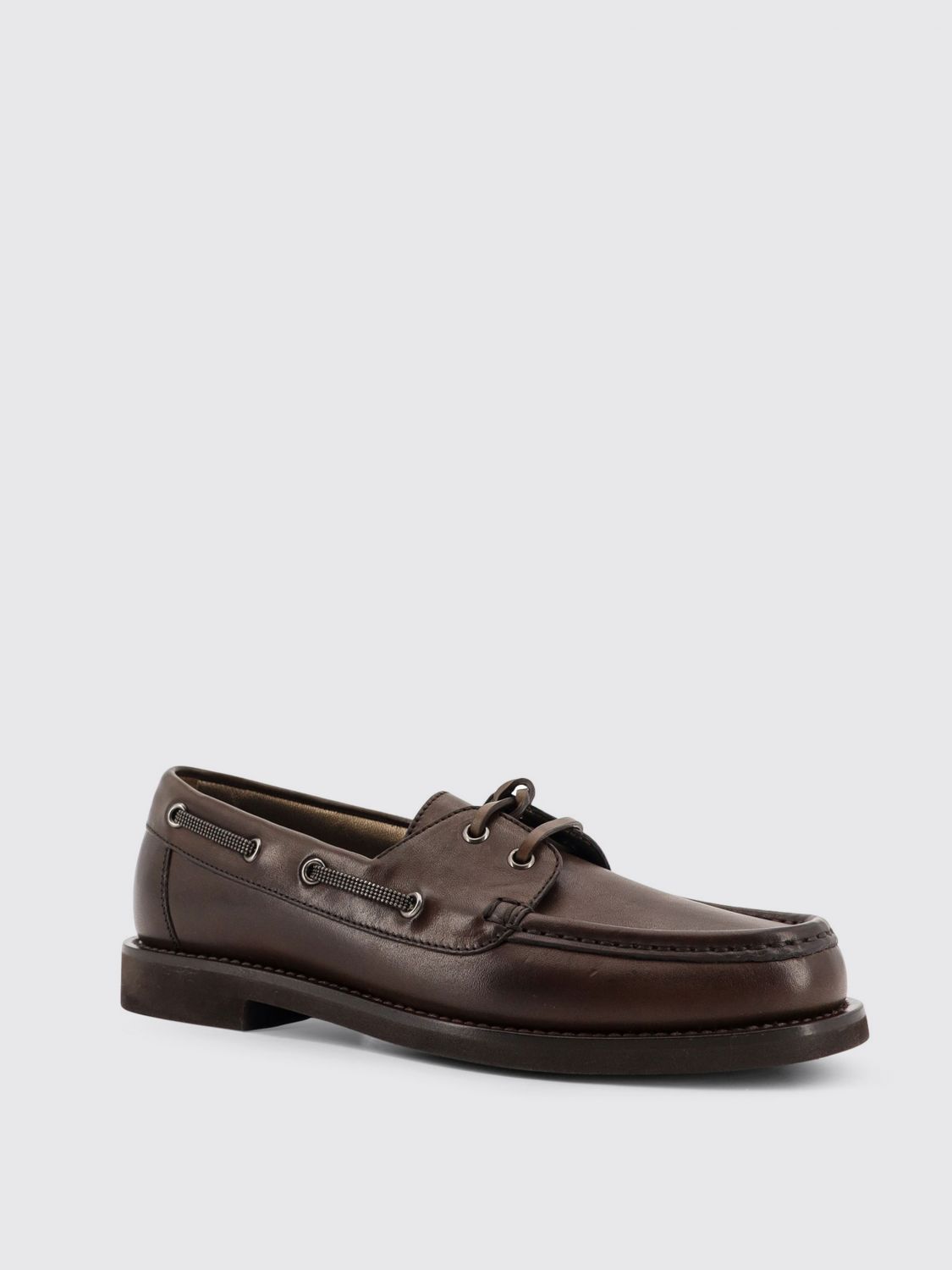 Brunello Cucinelli Brunello Cucinelli Loafers Woman Black Size US 7 / IT 37 - 2 Thumbnail