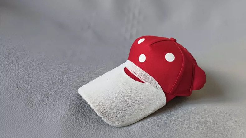 Walter Van Beirendonck Walter Van Beirendonck Red White Cap - dmc Size ONE SIZE - 3 Thumbnail