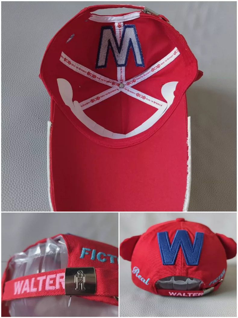 Walter Van Beirendonck Walter Van Beirendonck Red White Cap - dmc Size ONE SIZE - 6 Thumbnail