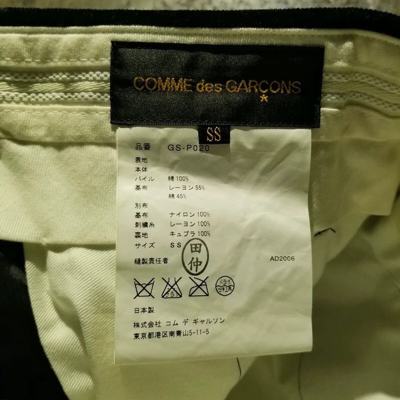 Comme des Garcons COMME des GARCONS Black Velvet Shorts - dmc Size US 26 / EU 42 - 4 Thumbnail
