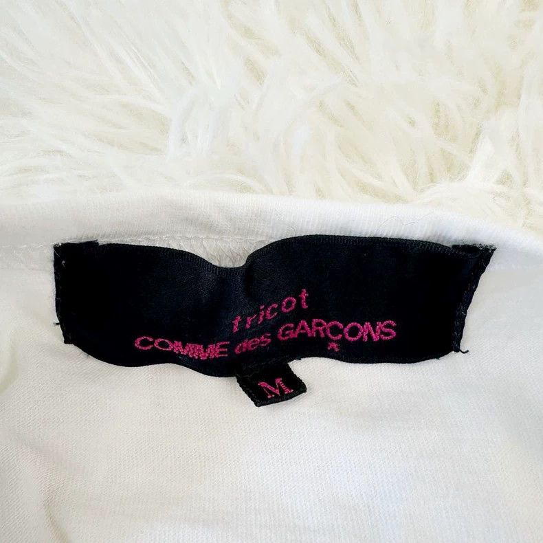 Comme des Garcons Comme des Garçons White Bow Detail T-shirt - dmc Size US M / EU 48-50 / 2 - 9 Thumbnail