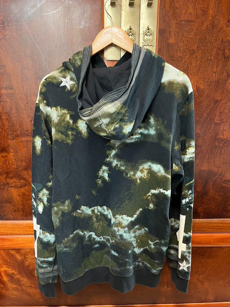 Givenchy Givenchy Green Airplane Print Hoodie - dmc Size US M / EU 48-50 / 2 - 4 Thumbnail