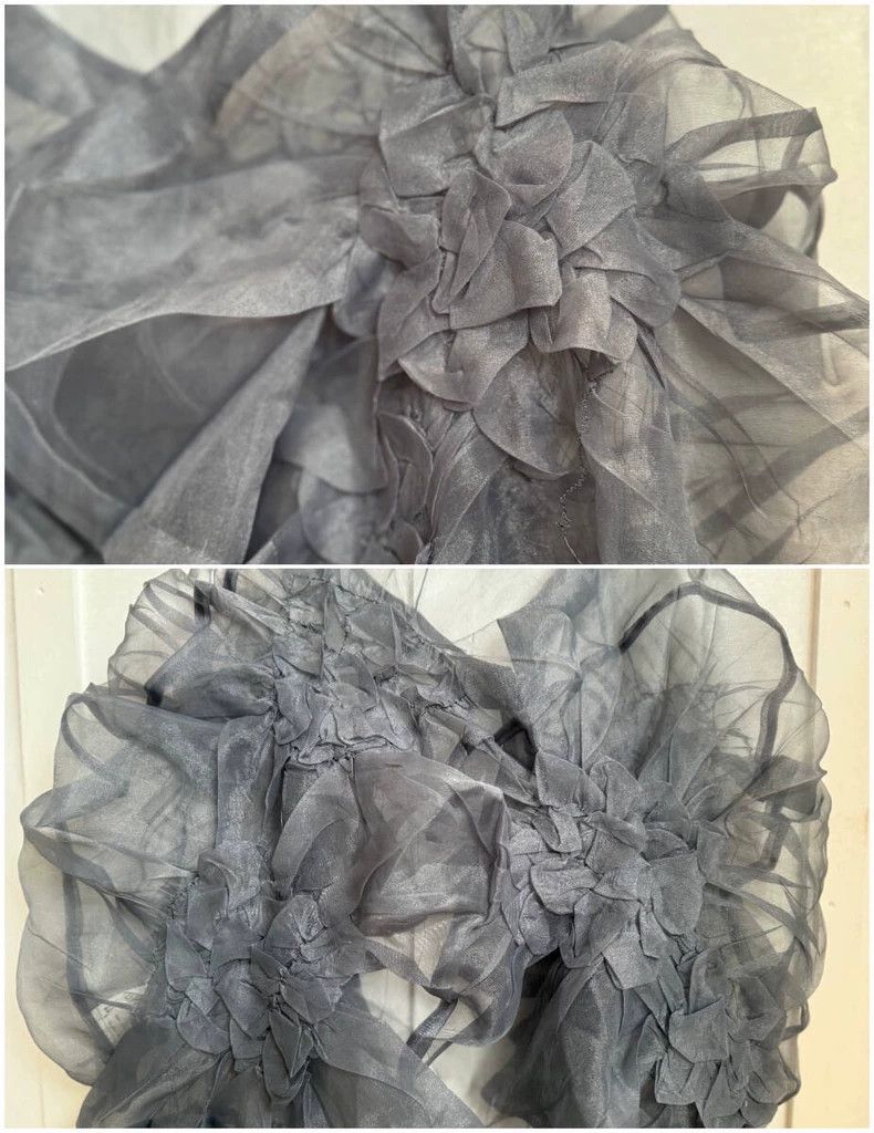 Comme des Garcons COMME des GARCONS Gray Floral Design Top - dmc Size US M / EU 48-50 / 2 - 5 Thumbnail