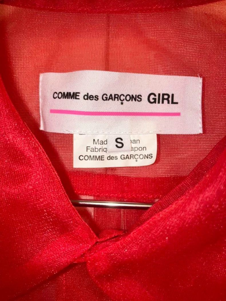 Comme des Garcons COMME des GARCONS Red Vintage Fold Floral Top - dmc Size US S / EU 44-46 / 1 - 4 Thumbnail